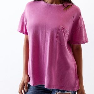 Free People Rubi Ripped Tee
